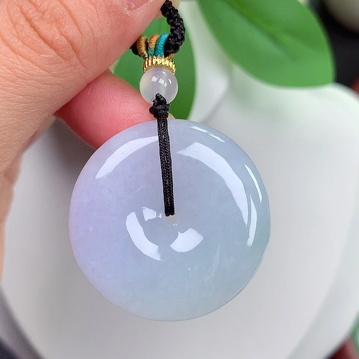 颈饰未镶嵌翡翠平安扣32.2x6.7mm