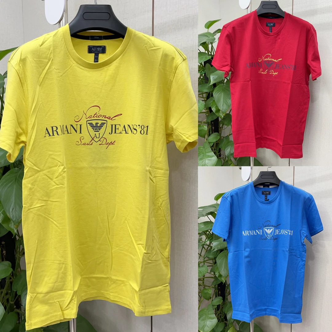 未使用 GIORGIO ARMANI/阿玛尼 男款短袖T恤半袖V6H90