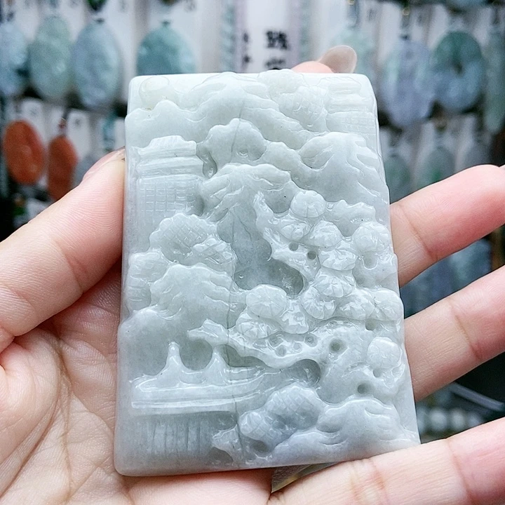 翡翠未镶嵌颈饰翡翠