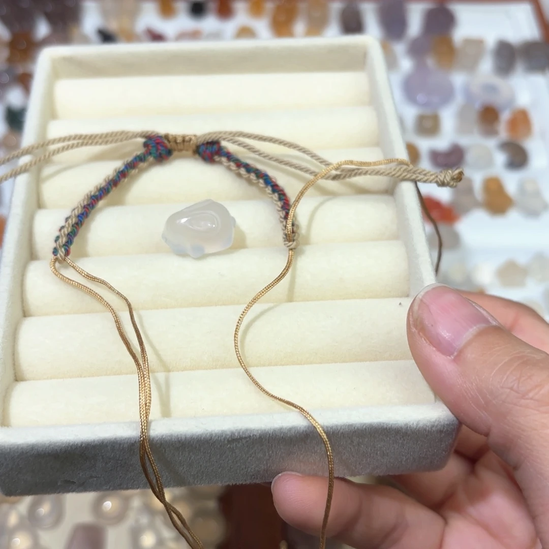 玛瑙/玉髓颈饰未镶嵌橙*℡