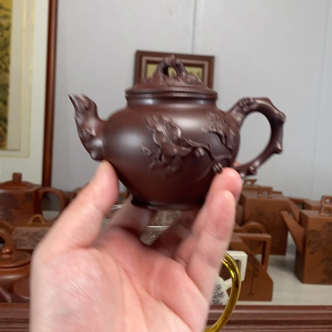 茶壶紫砂原矿泥料传统工艺制作