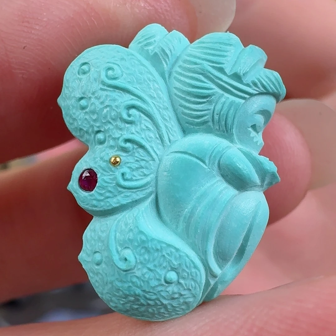 绿松石珠宝奇石未镶嵌