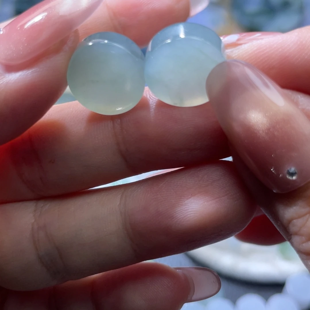 定制翡翠未镶嵌天然翡翠一堆甜甜圈