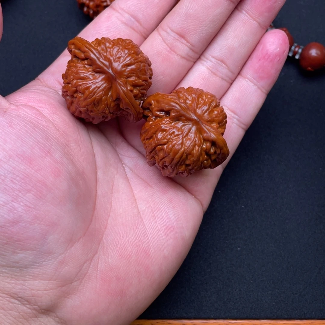 文玩核桃把件l*y002龙珠