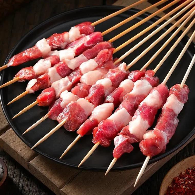 【试吃装】新鲜原味羊肉串烧烤食材原味羊肉串批发商用