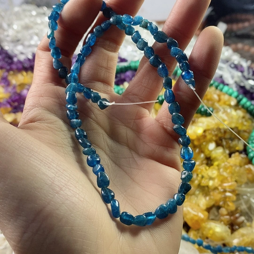 玛瑙/玉髓珠宝半成品未镶嵌一条天然蓝鳞灰小随行