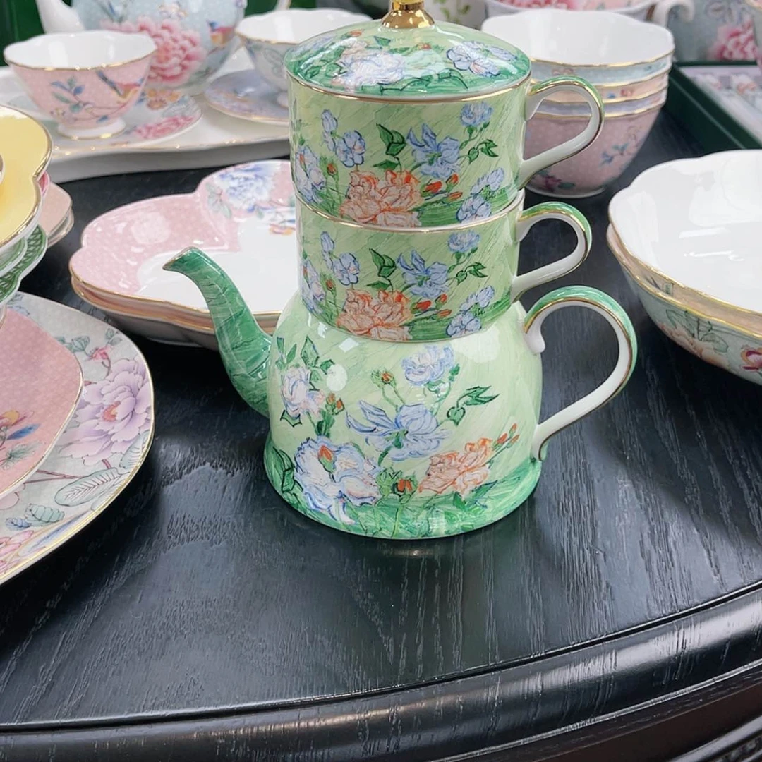 【闪购商品】瓷片酒**家一壶两杯—————-