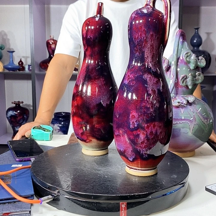 瓶中国神垕精品钧瓷