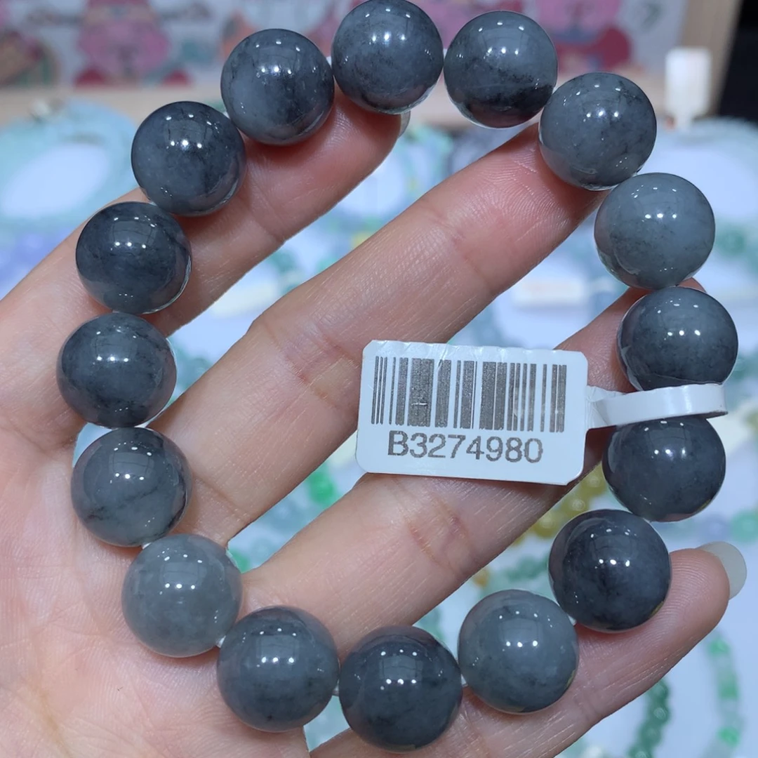 翡翠未镶嵌手链天然