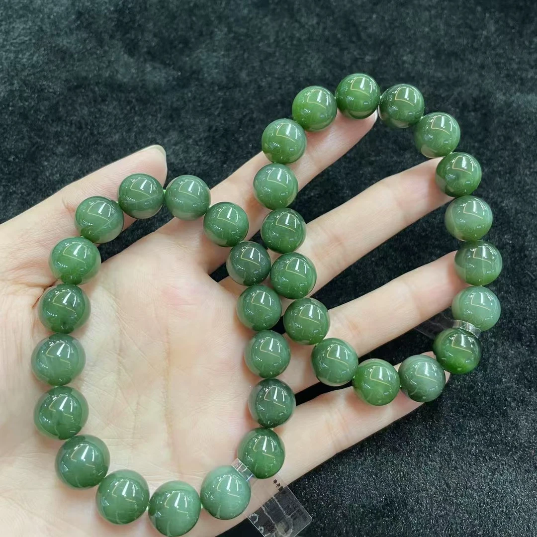 【玉经纶】-31166/HQ19-和田玉手串-多样性发其一11mm|约17颗