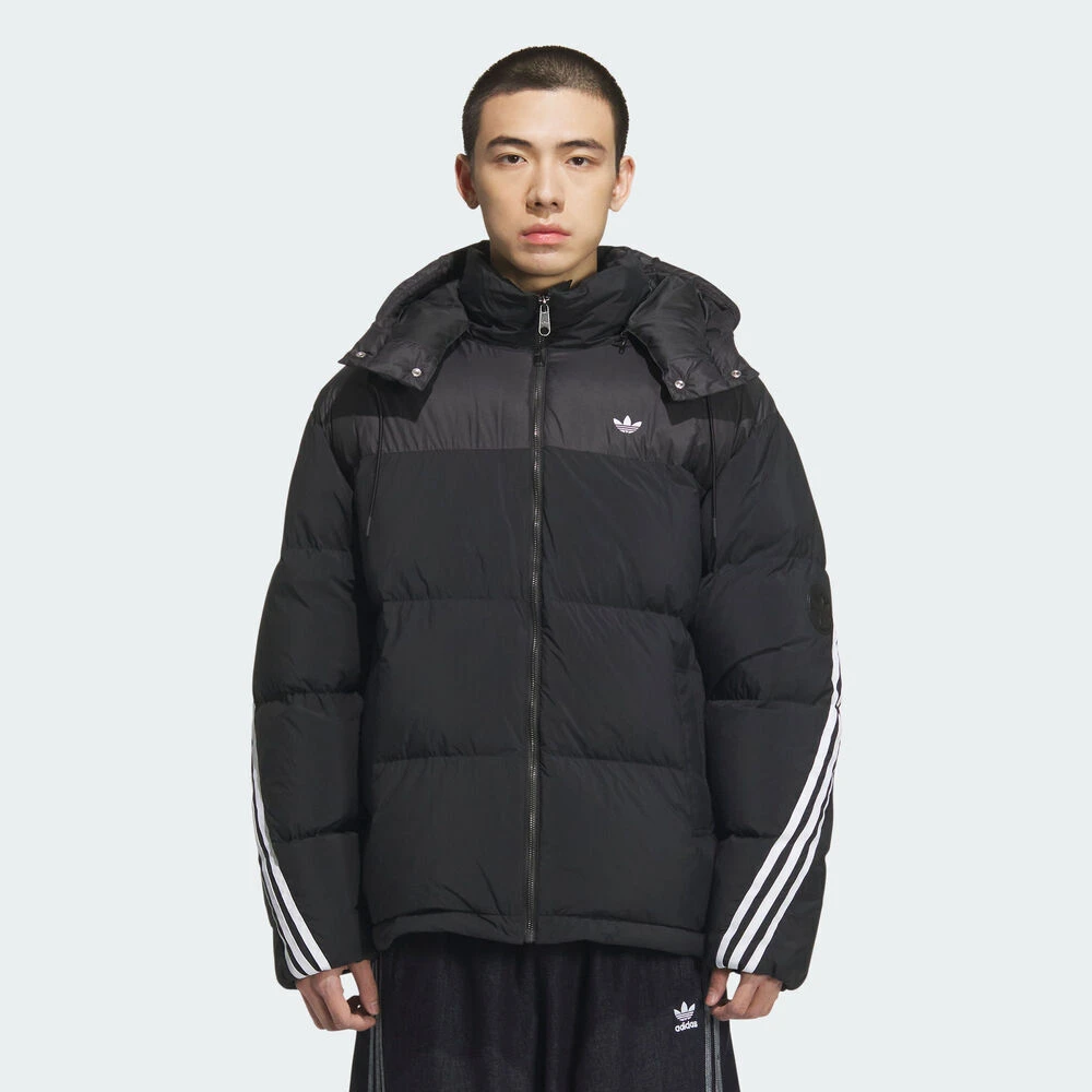 adidas阿迪三叶草男女时尚保暖面包服3S PUFFER DOWN羽绒服KC0173