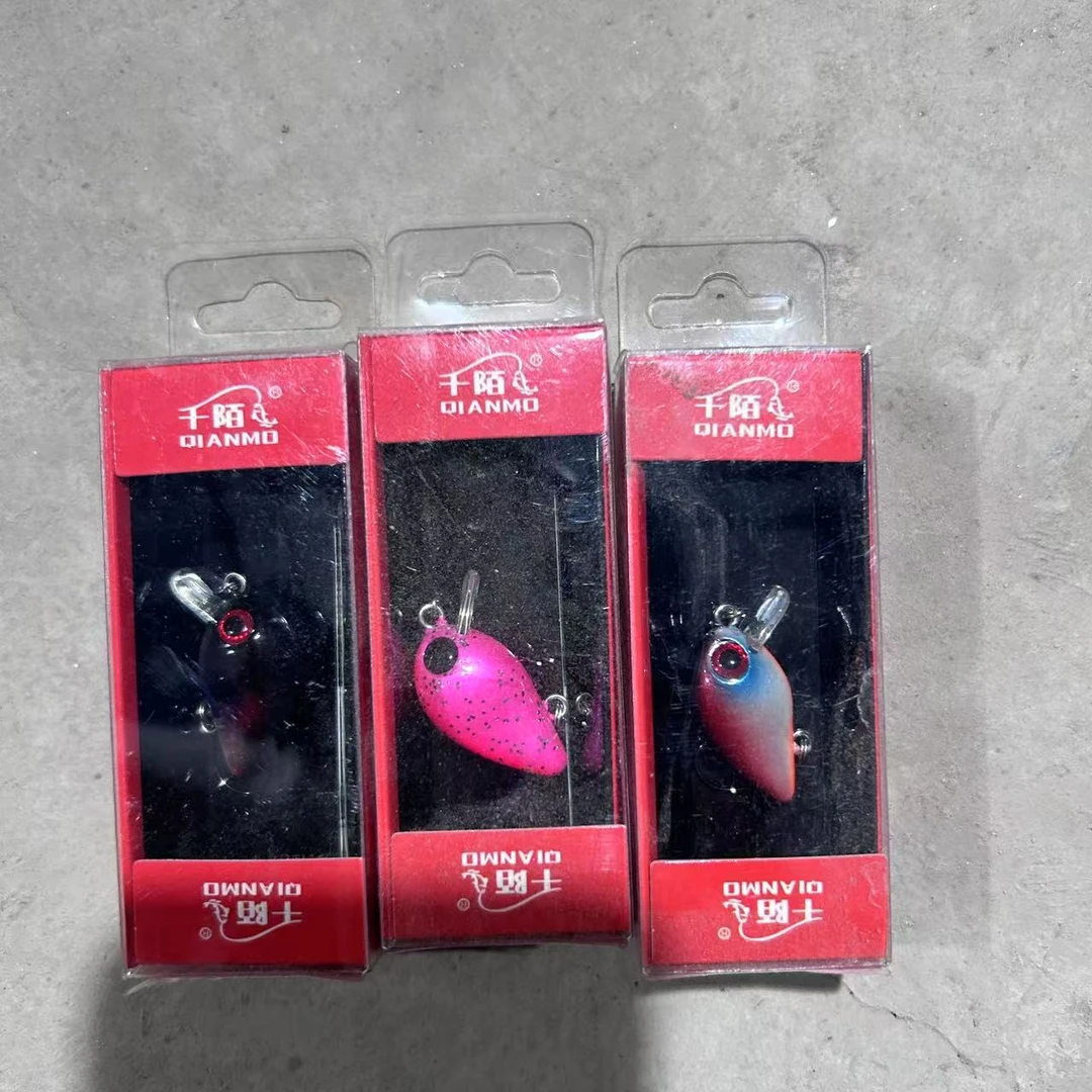 千陌微物小胖子-路亚饵全泳层高比重低速震动翘嘴鲈鱼鳜鱼假饵