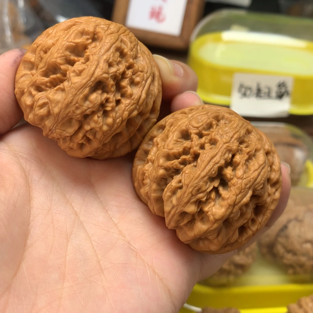 文玩核桃把件45粗筋