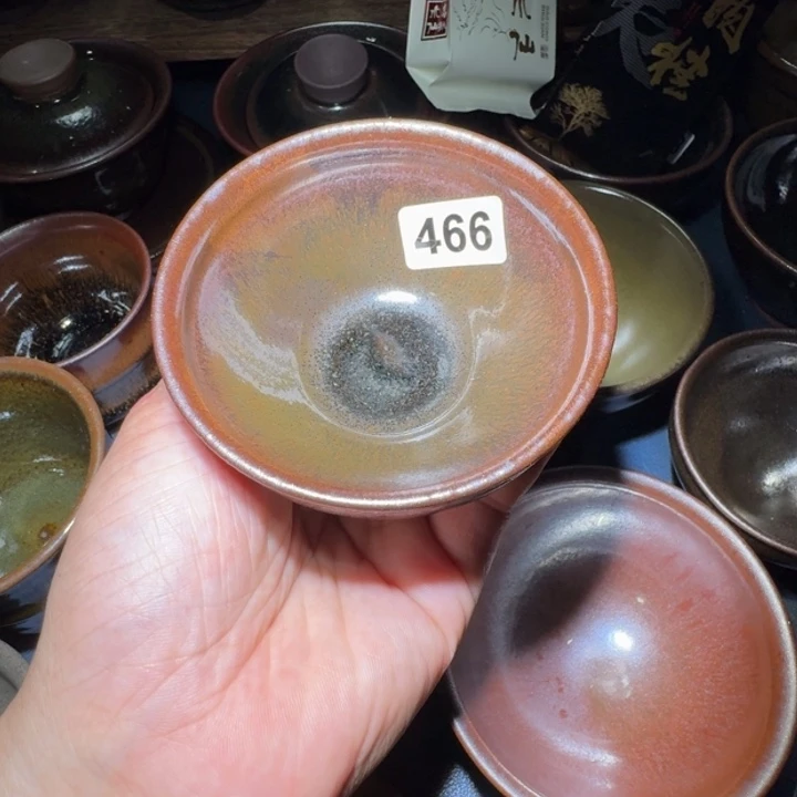 小雨茶盏手工柴烧