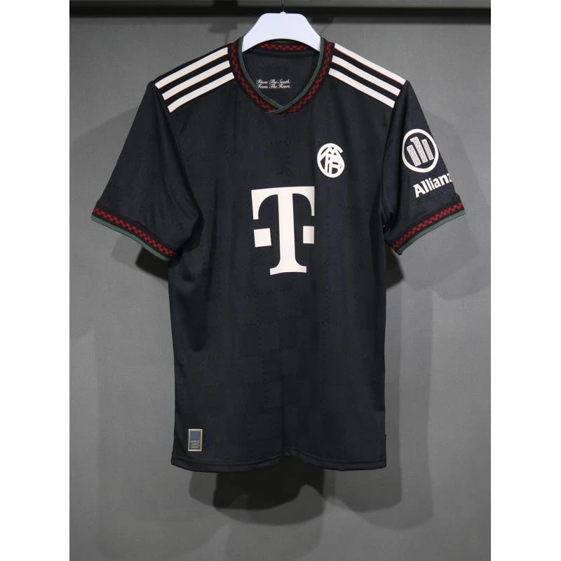 25/26拜仁二客场短袖球员版足球服速干运动服