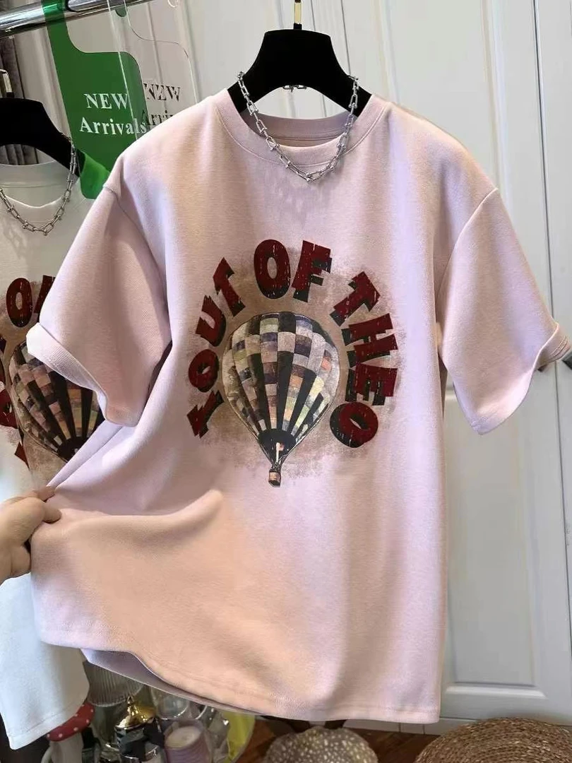 2025夏季百搭休闲宽松潮流T