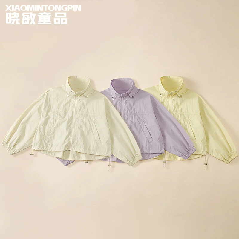 简约纯色立领防晒衣3C4290