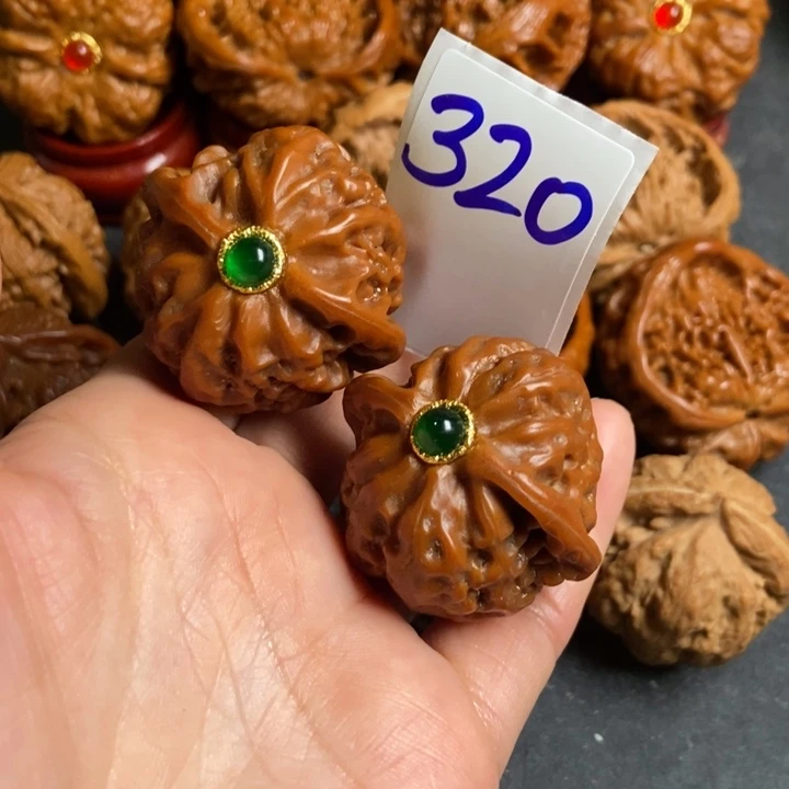 文玩核桃把件39宫灯320