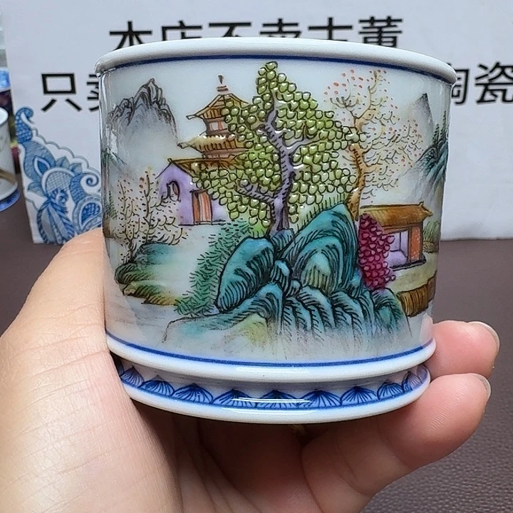 景德镇手工手绘展示