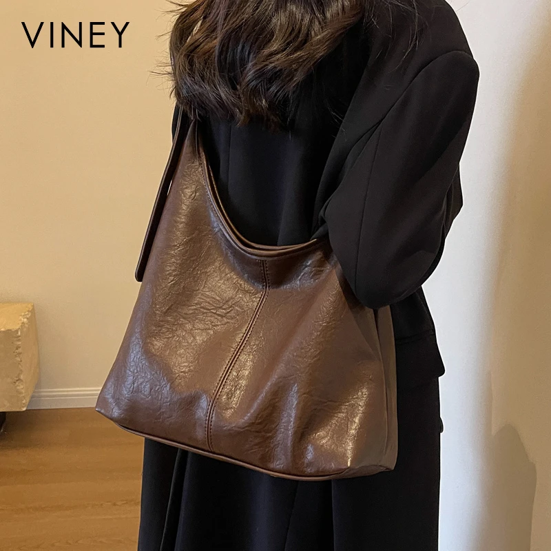 Viney包包女2025新款时尚休闲大容量单肩包生日礼物送女友送老婆