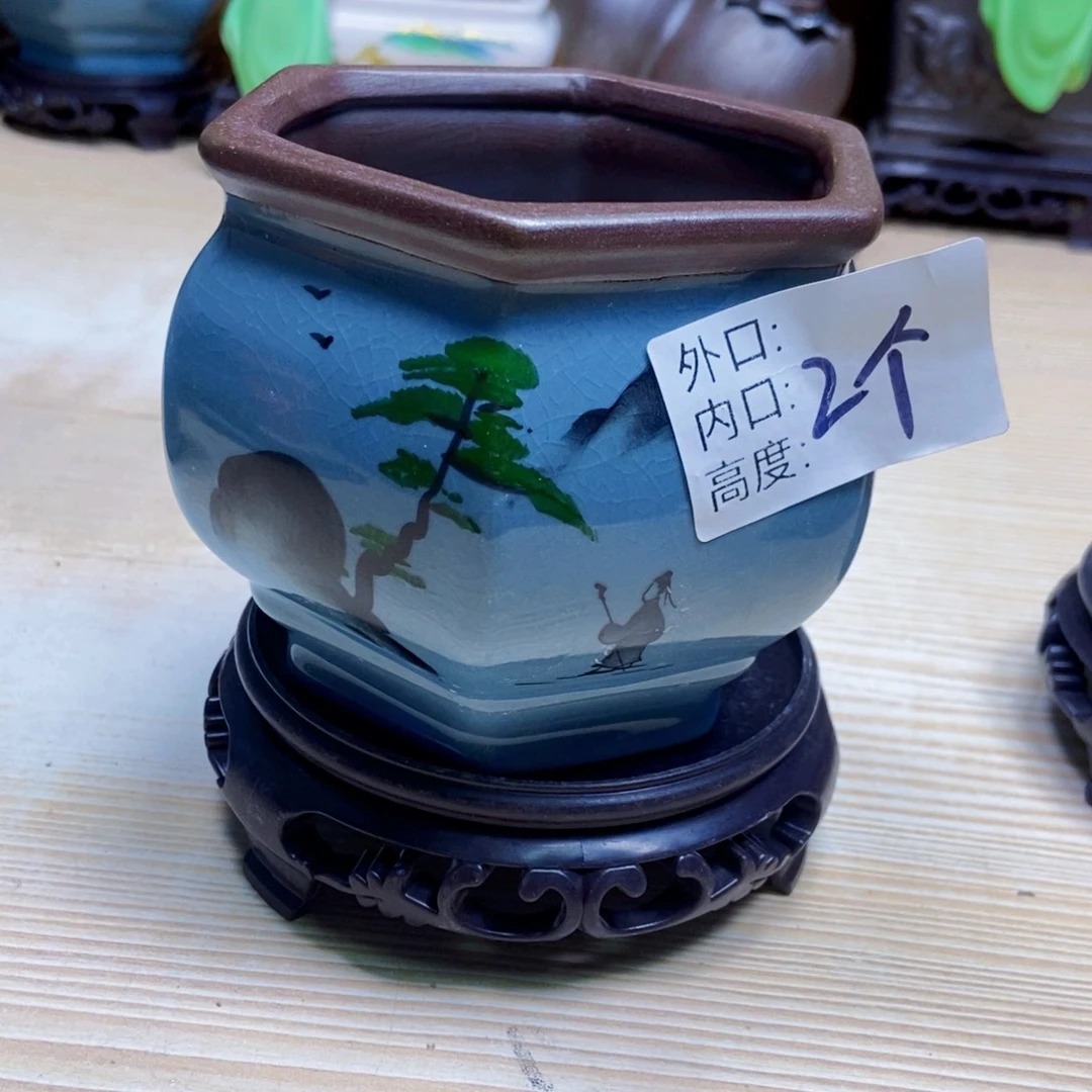 瓷片陶瓷花盆陶瓷艺术