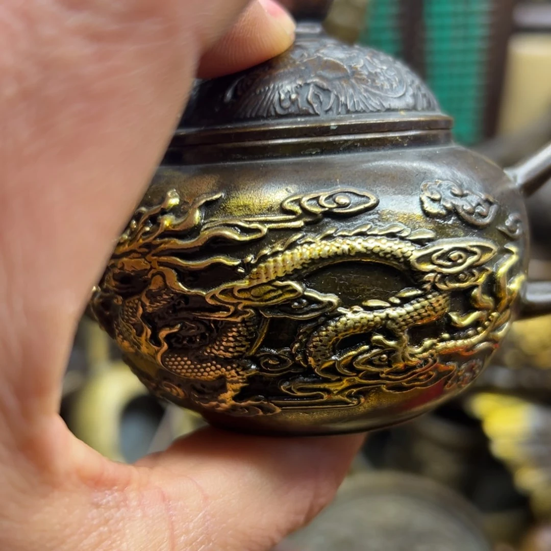 铜摆件欢迎欢迎你