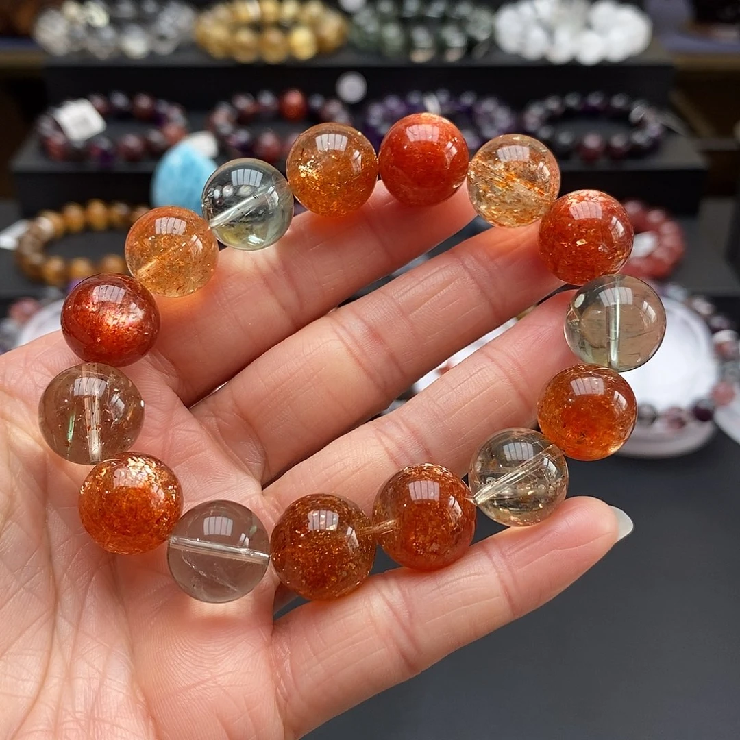 日光石手链未镶嵌