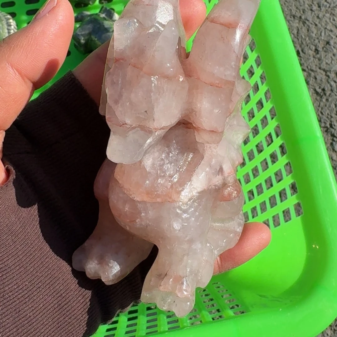 石材胶花龙摆件的设计