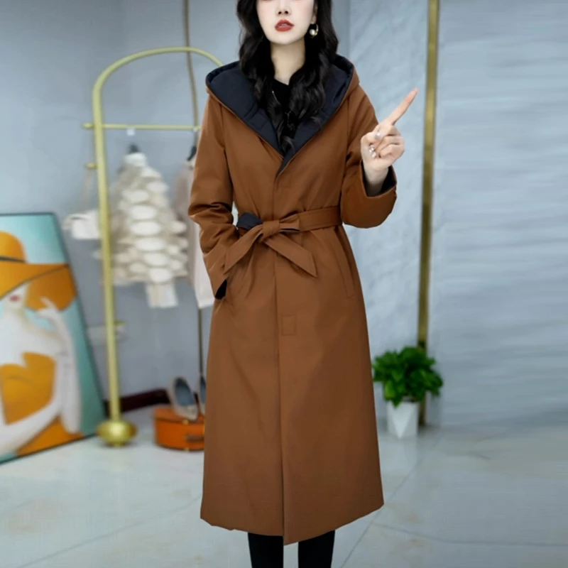 洋气高级感双面穿棉服女装爆款2025冬季新款气质显瘦保暖棉衣外套