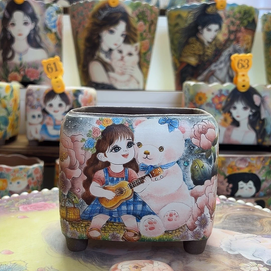 Gogo的精工萌娃正方盆（口微不正七折特价）