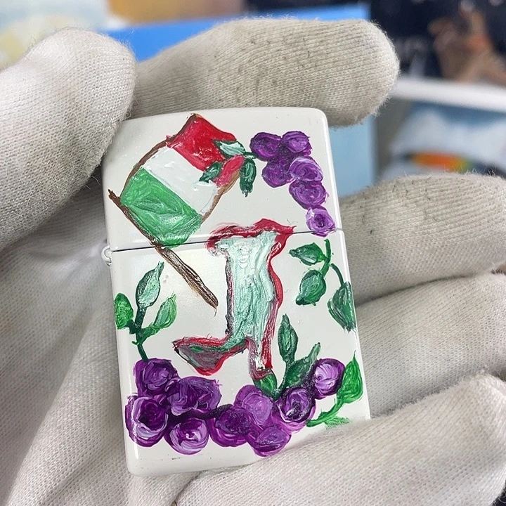 dhj纯铜编号手绘花朵