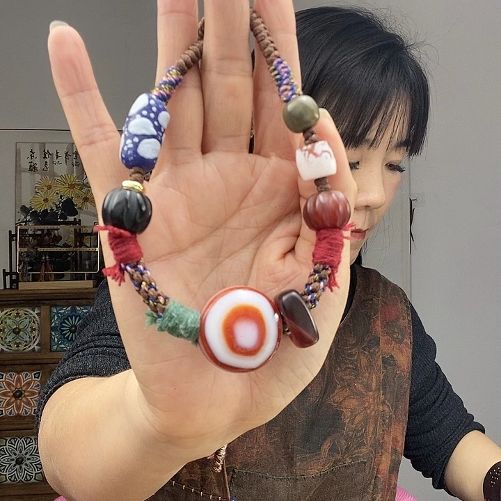 玛瑙/玉髓项链未镶嵌项链