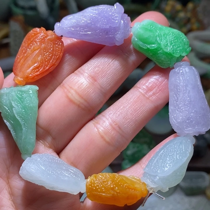 定制翡翠未镶嵌毛货