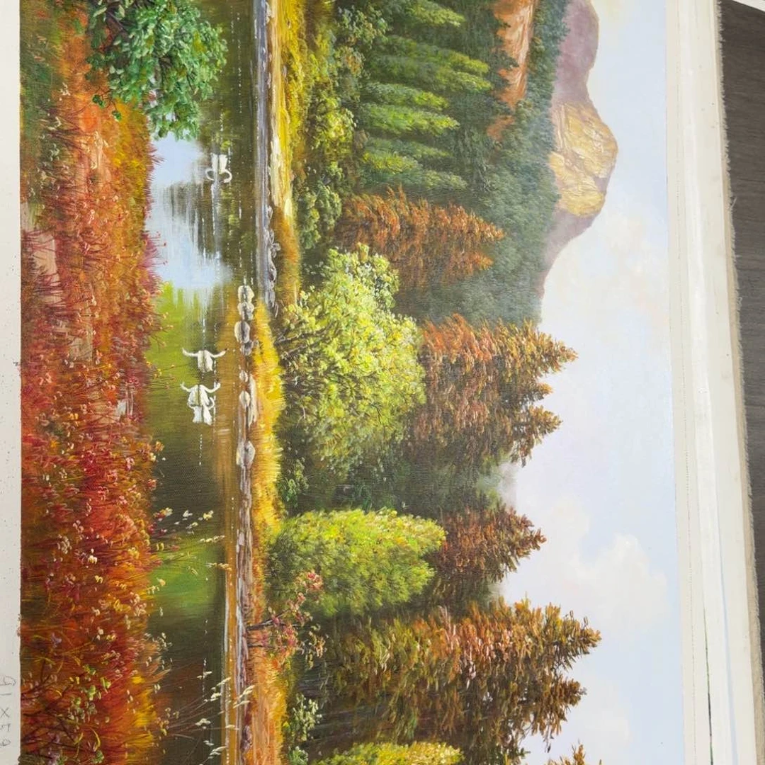 油画我的小可爱小可爱