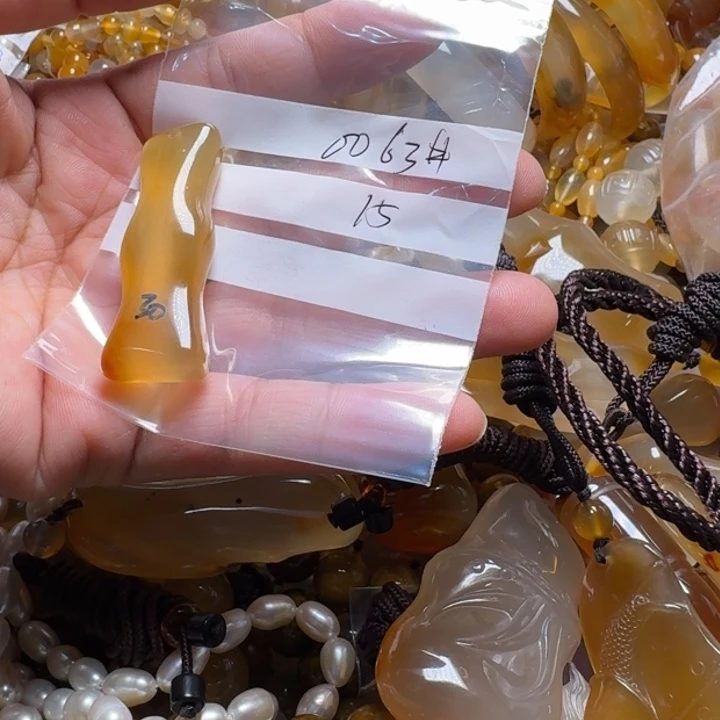 玛瑙/玉髓颈饰合金幸****行0063