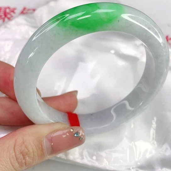 翡翠手镯未镶嵌天然翡翠A货036