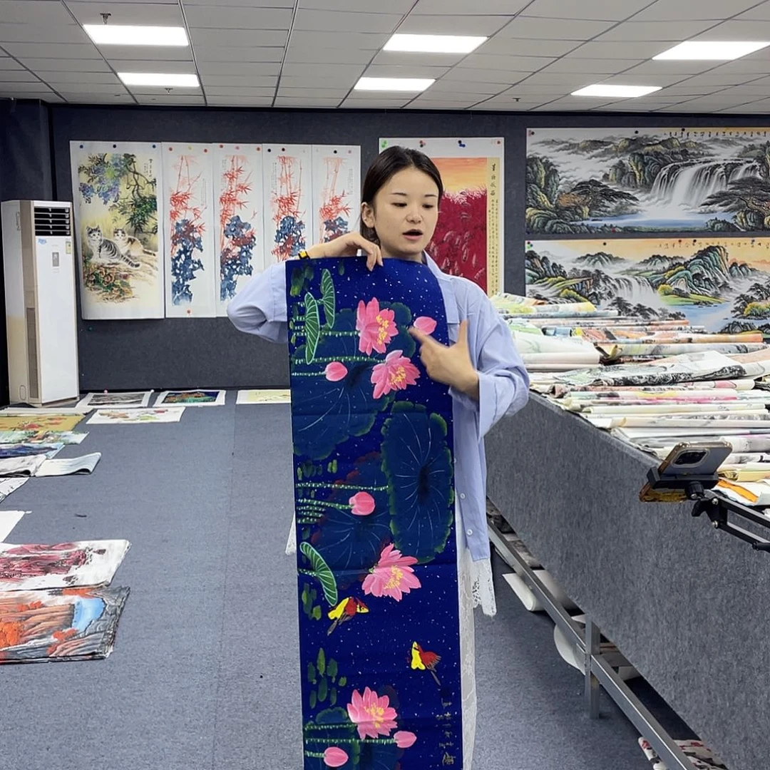 国画作品小姐姐放漏…