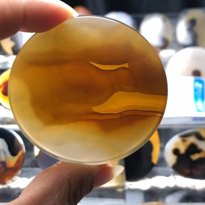 合金玛瑙/玉髓珠宝奇石49有瑕