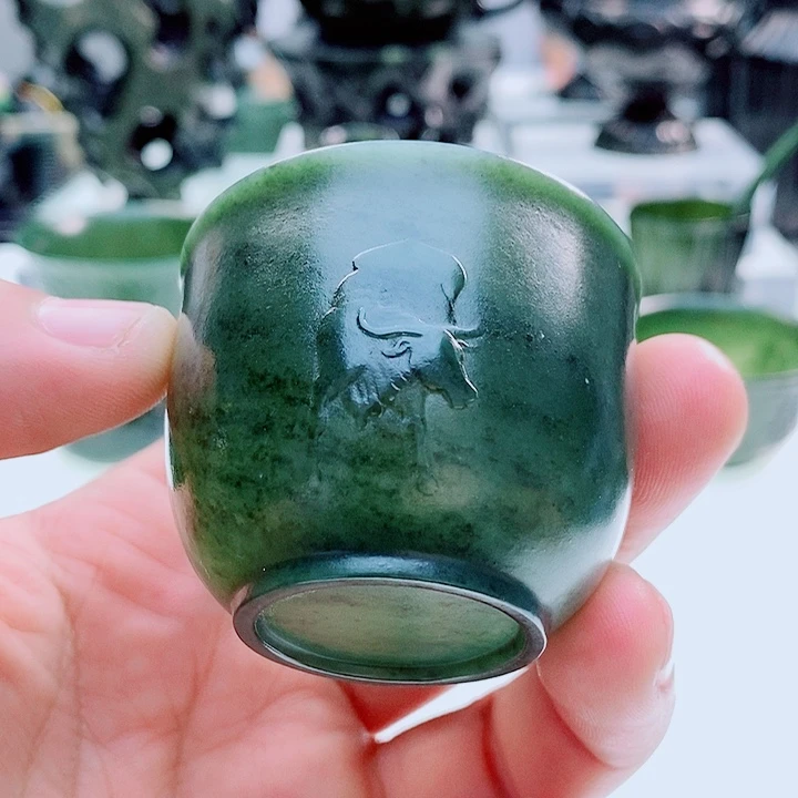 和田玉（青玉）未镶嵌把件