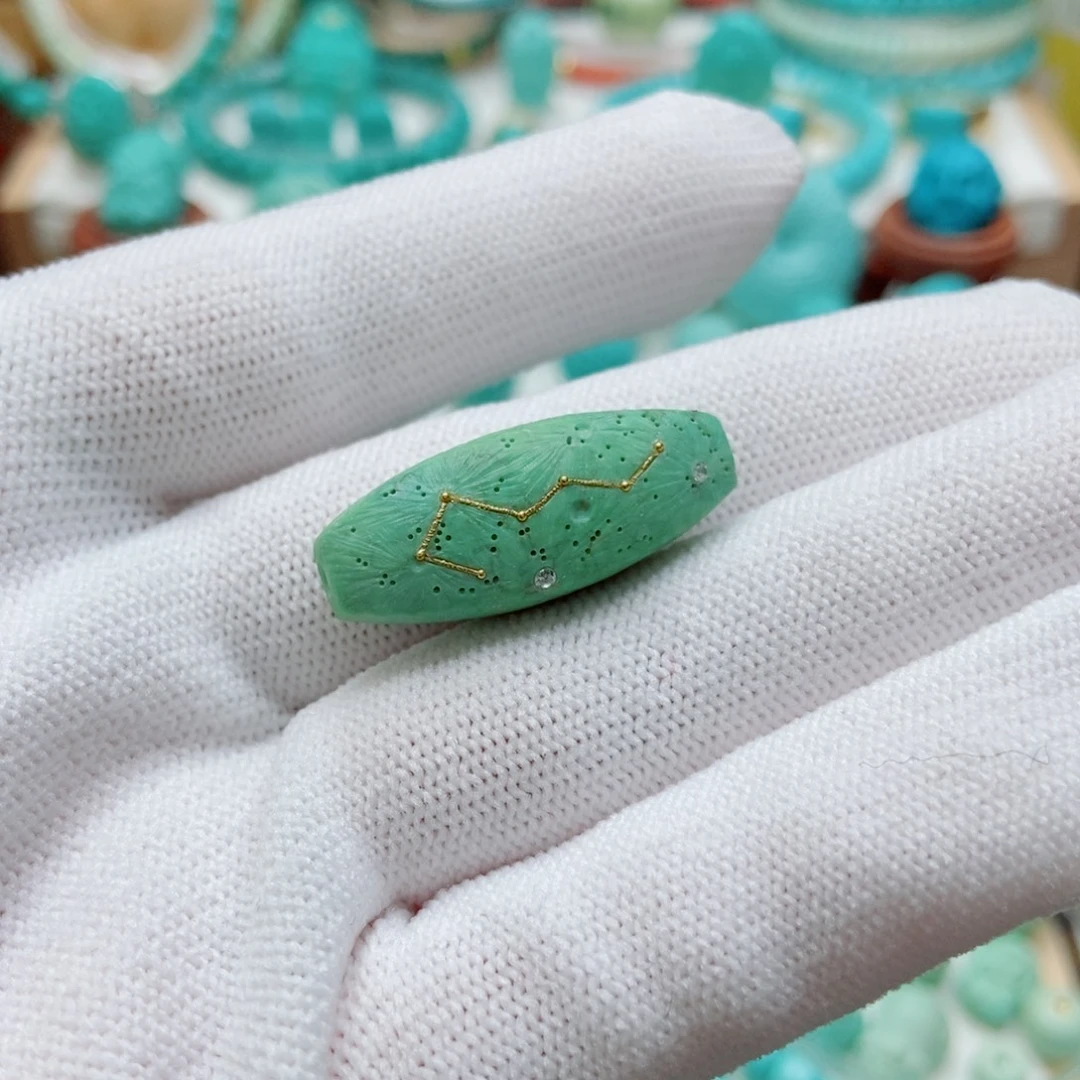 绿松石未镶嵌勒子