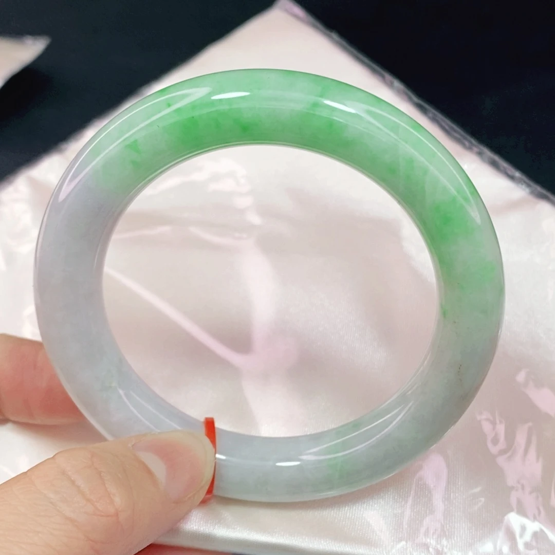 未镶嵌手镯翡翠55.8圆镯