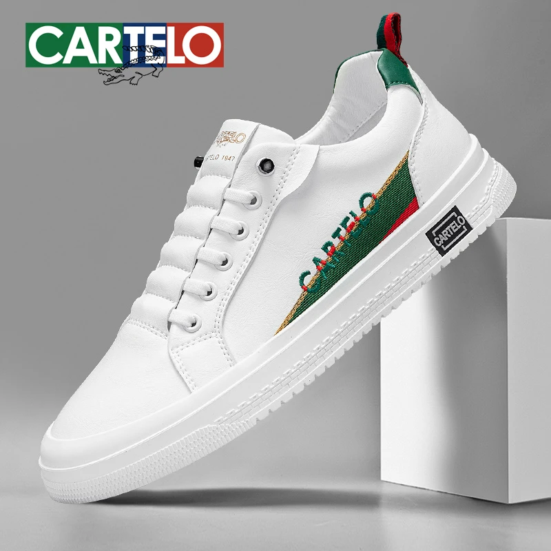 卡帝乐鳄鱼2025秋季男士百搭小白鞋防臭休闲板鞋免系带低帮潮流鞋