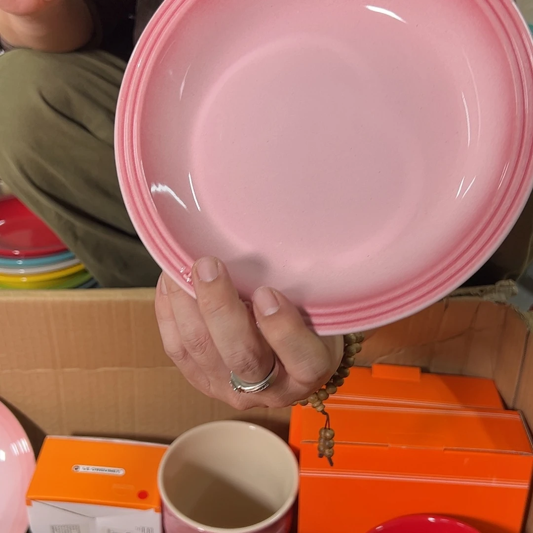 陶瓷大草帽盘石英粉盘