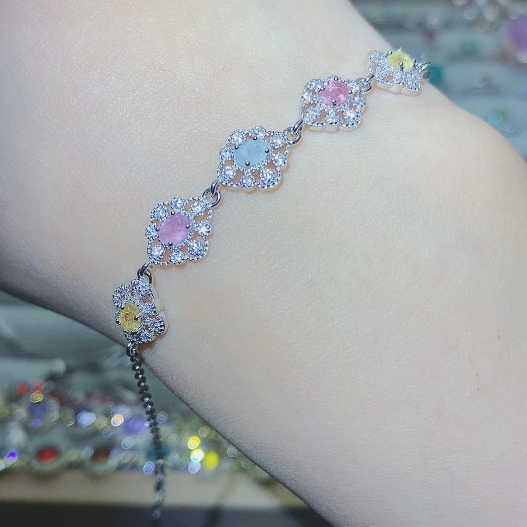 【闪购商品】托帕石耳饰银S925镶嵌