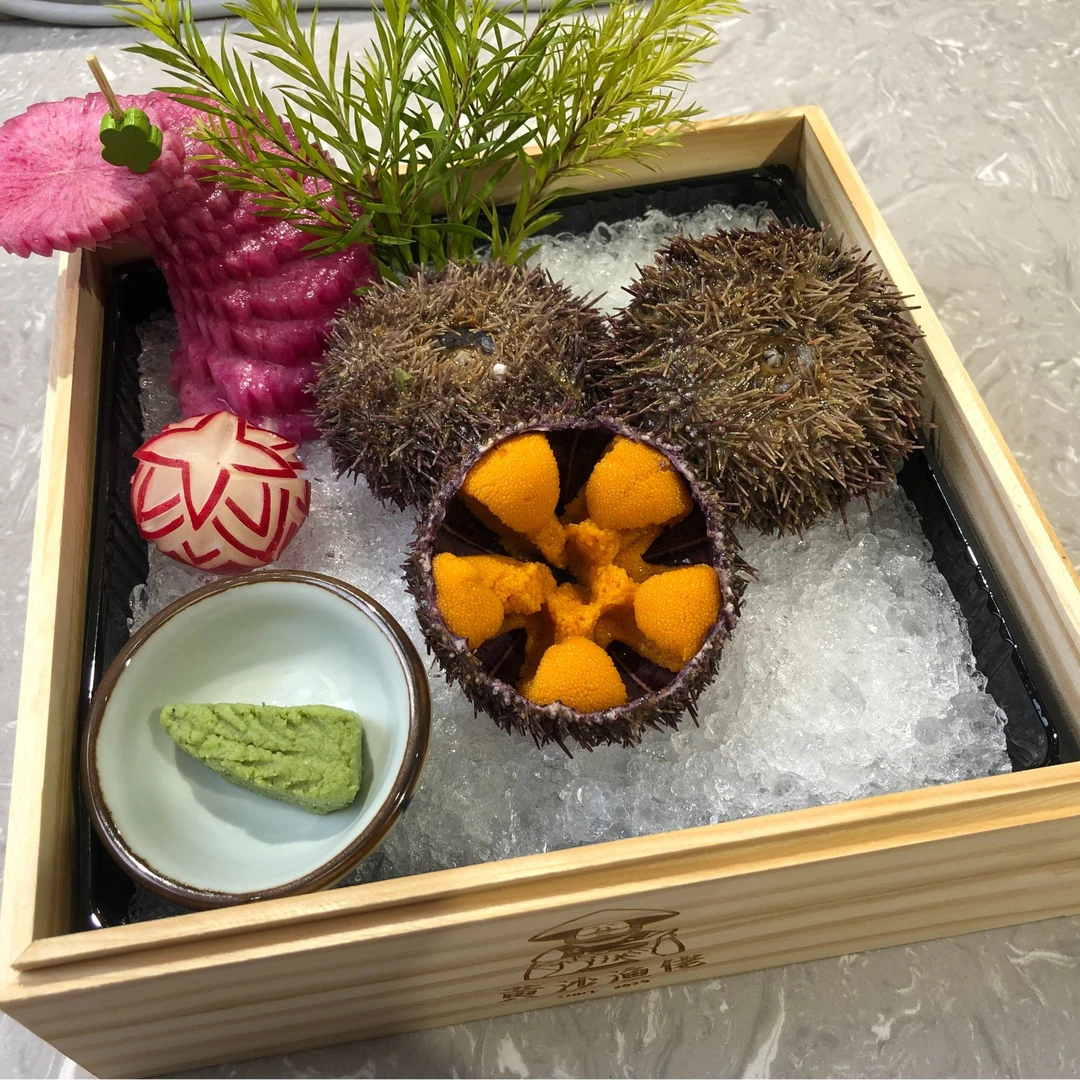 需提前一天预定  新鲜大连马粪海胆（100克）