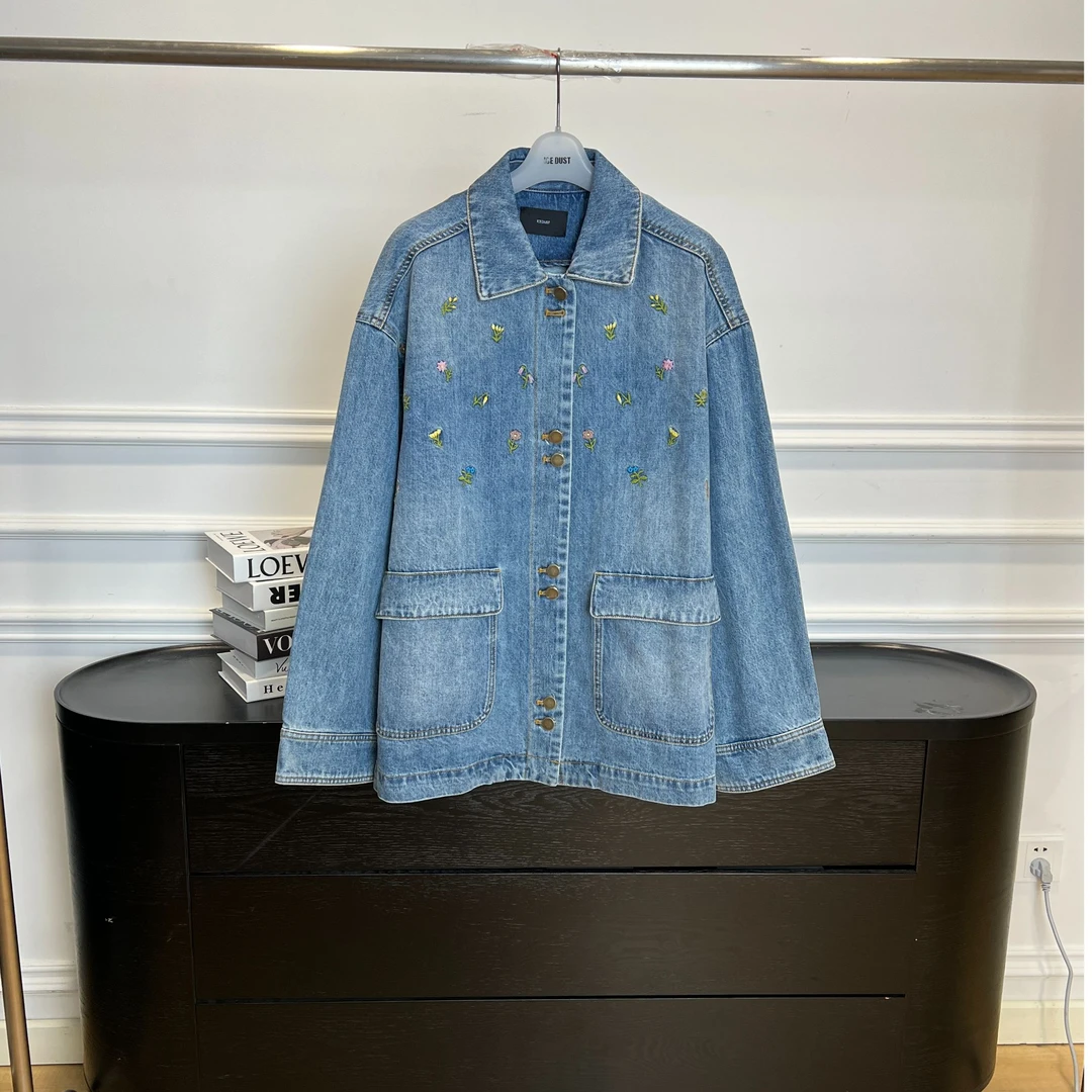 ICE DUST 刺绣花卉短外套25年春夏25SSJA18——2280