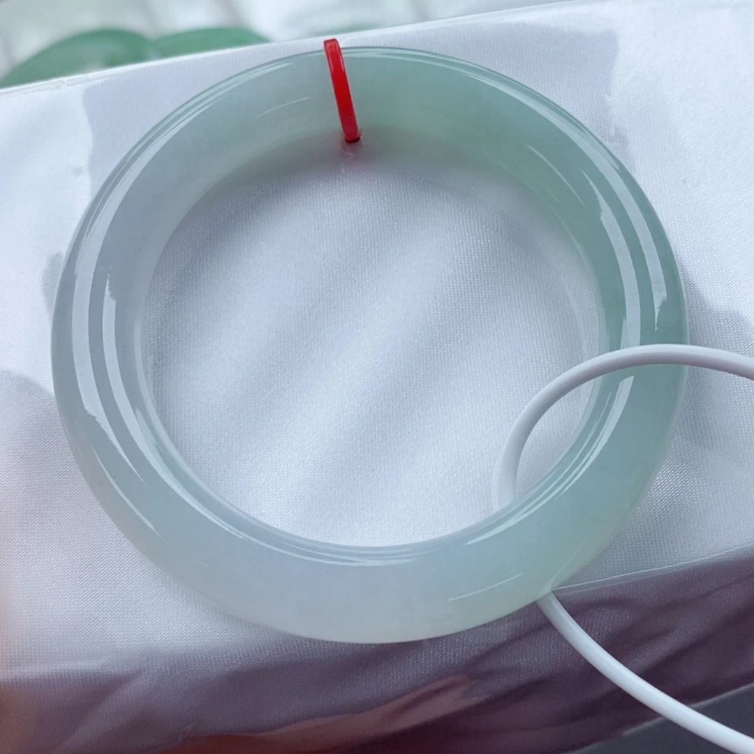 翡翠未镶嵌手镯（圆镯）5354圈