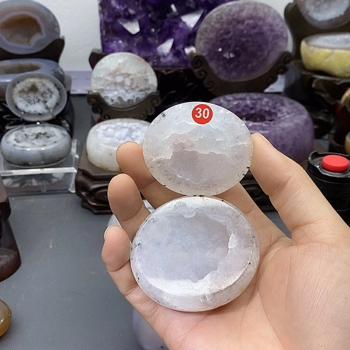 摆件紫晶未镶嵌聚宝盆