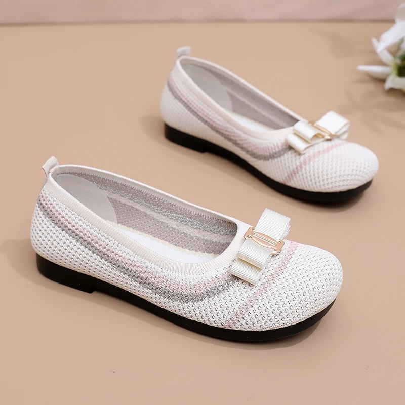 2025春秋新款老北京布鞋女一脚蹬休闲透气网面妈妈鞋百搭时尚单鞋