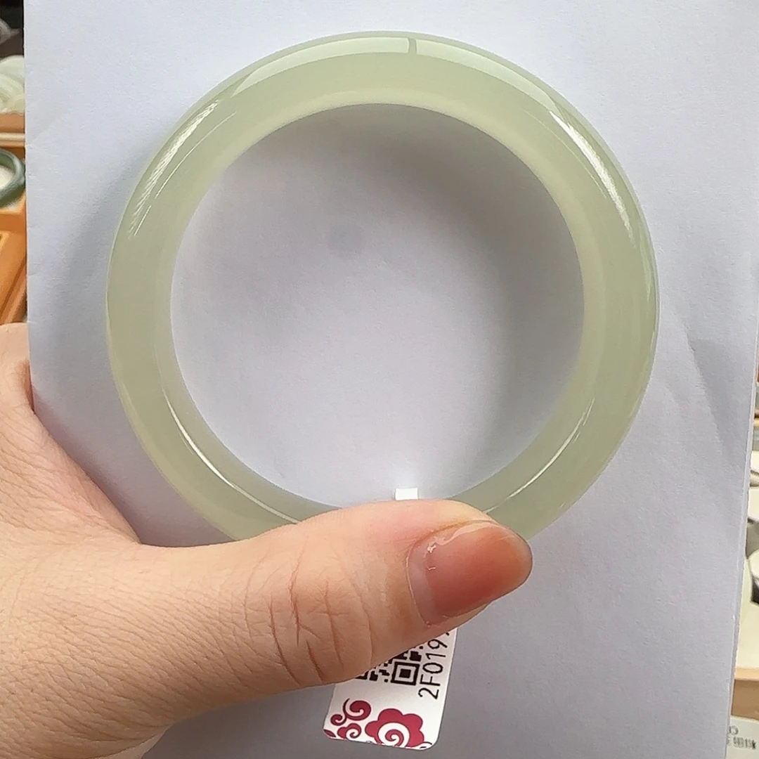 和田玉未镶嵌手镯冰晴水57